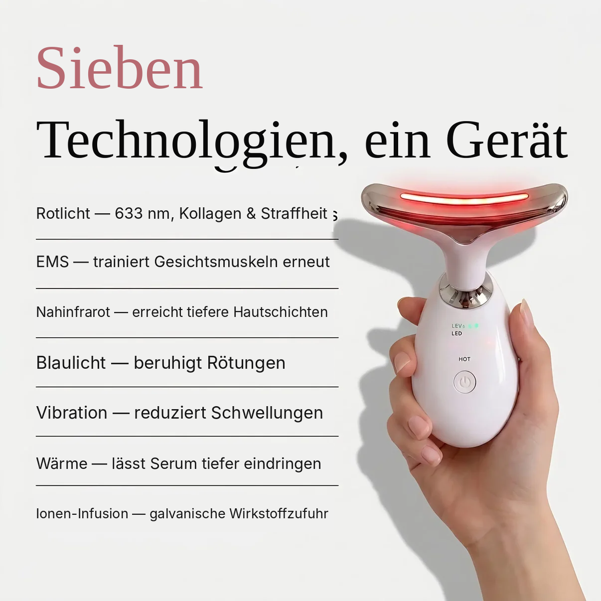 Aurora 7-in-1 Gesichts-Shaper